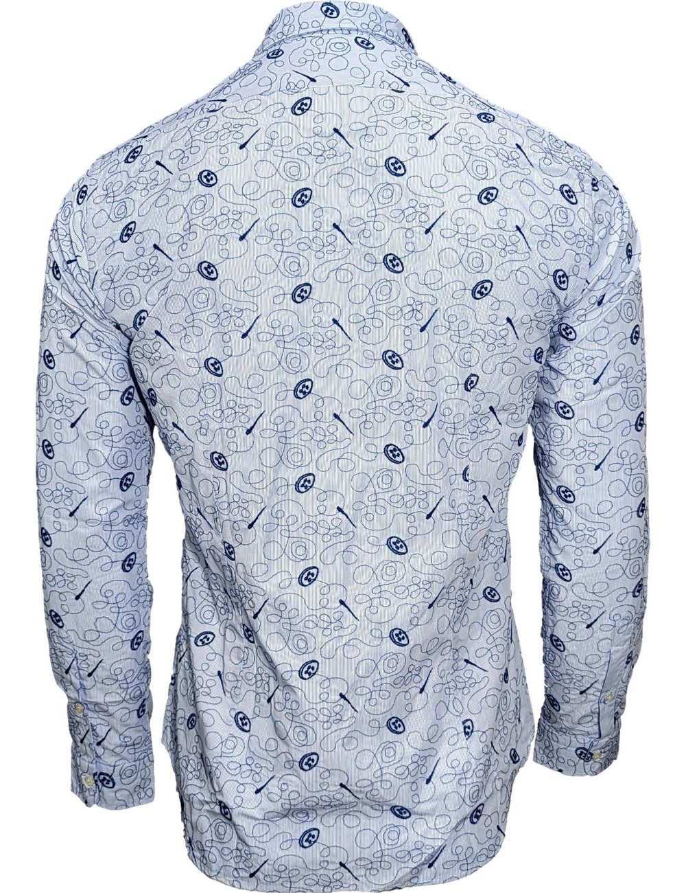 Camisa Poggianti elegancia exclusiva en una camisa bordada Ego Madrid