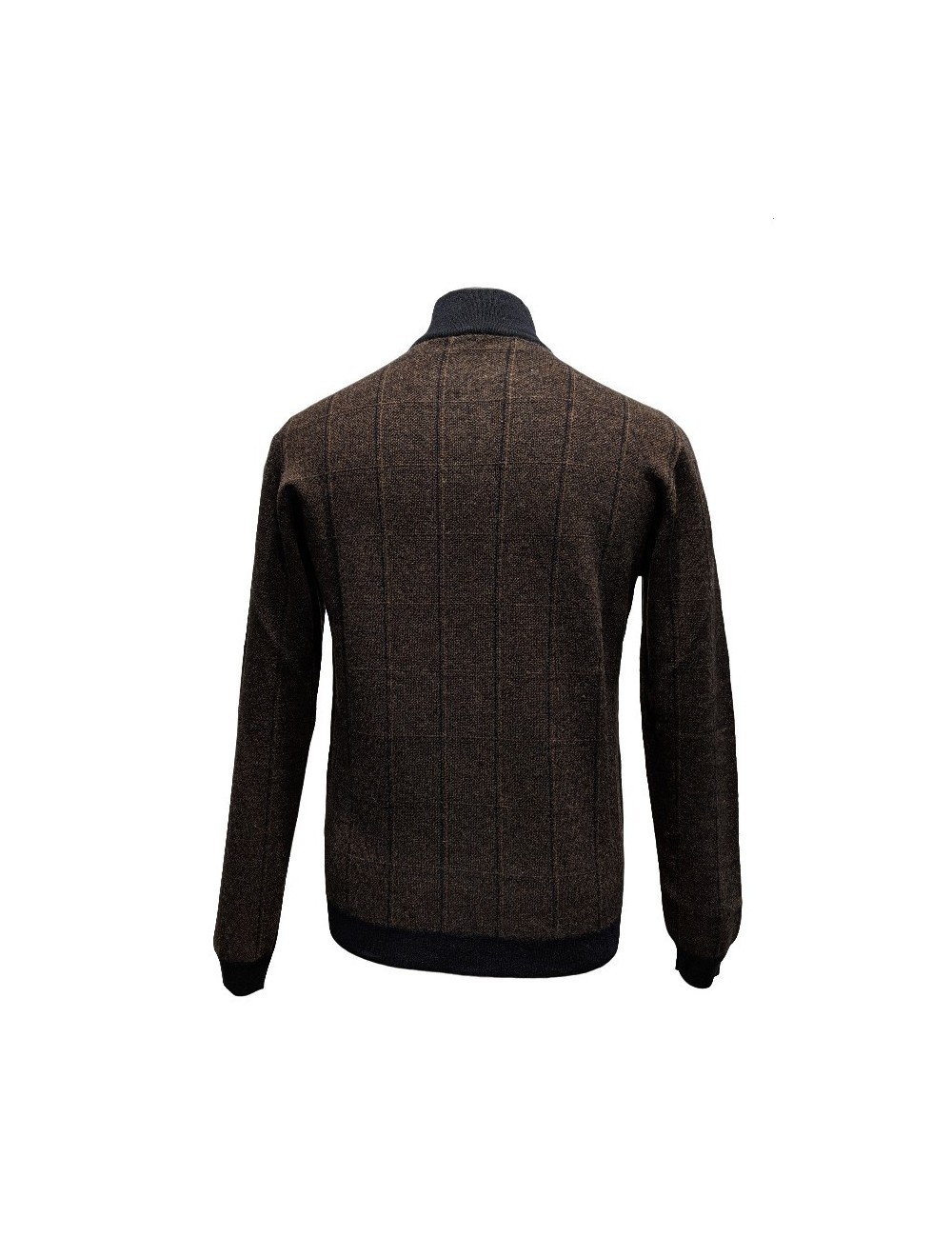 Cardigan de cashemire de cuadros de Della Ciana