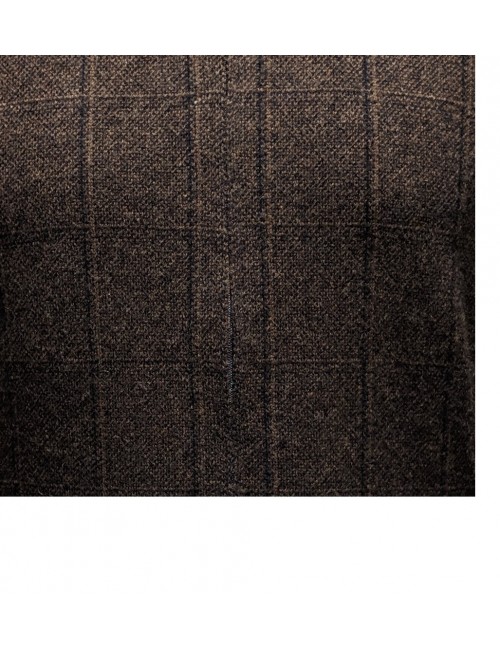 Cardigan de cashemire de cuadros de Della Ciana