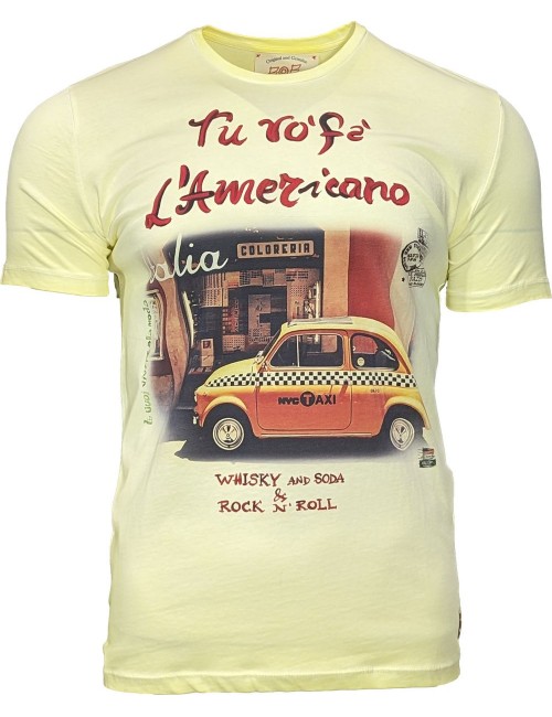 Camiseta manga corta amarilla de BoB en exclusiva en Ego  Madrid