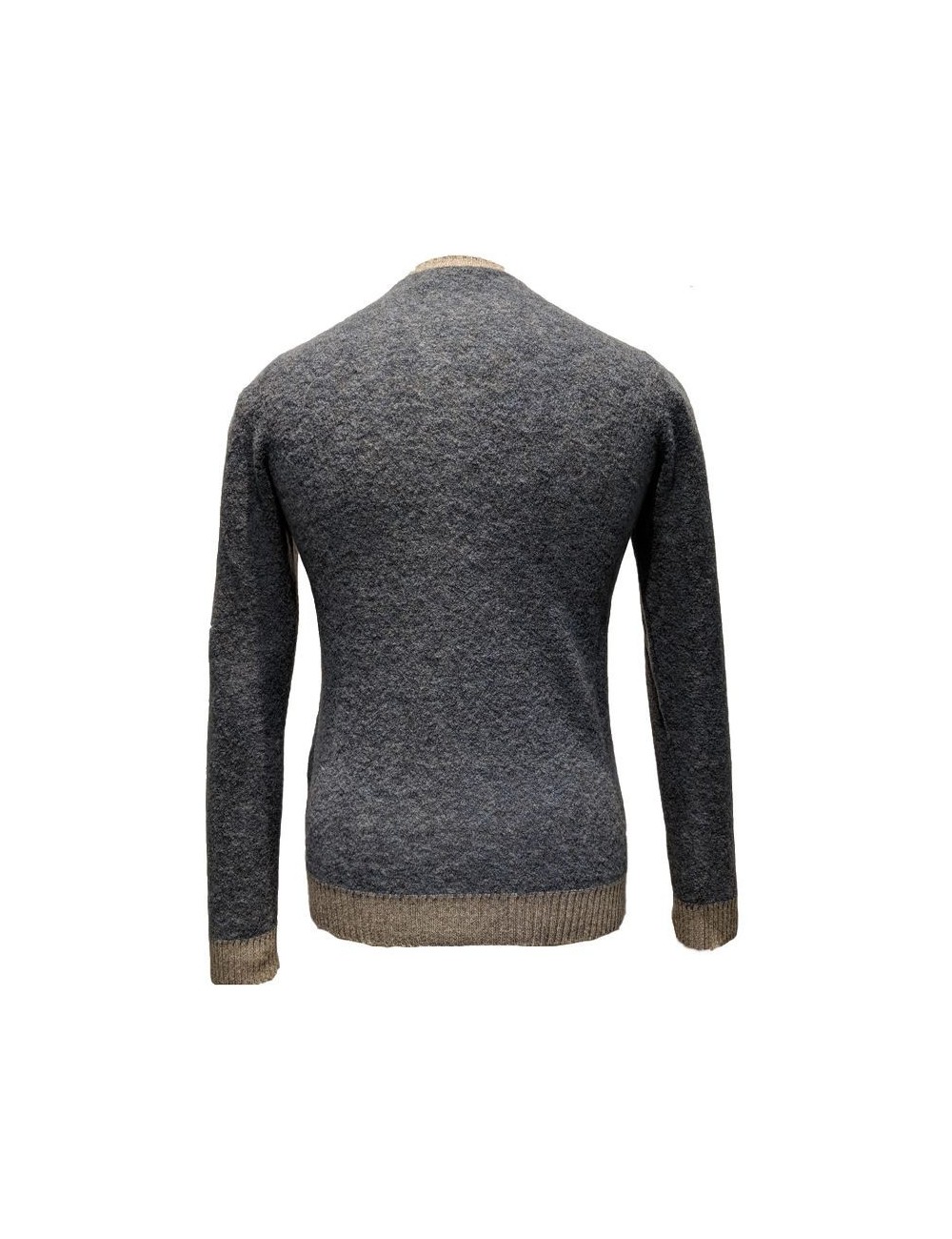 Sueter de cuello redondo en Cashemire Premium y Lana Merino extrafina