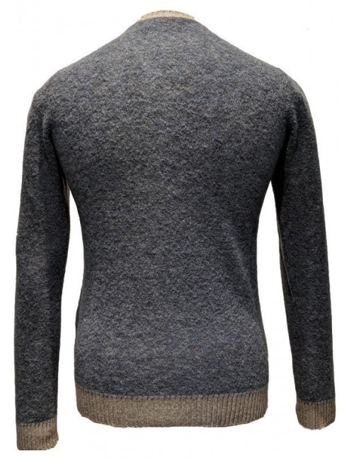 Sueter de cuello redondo en Cashemire Premium y Lana Merino extrafina
