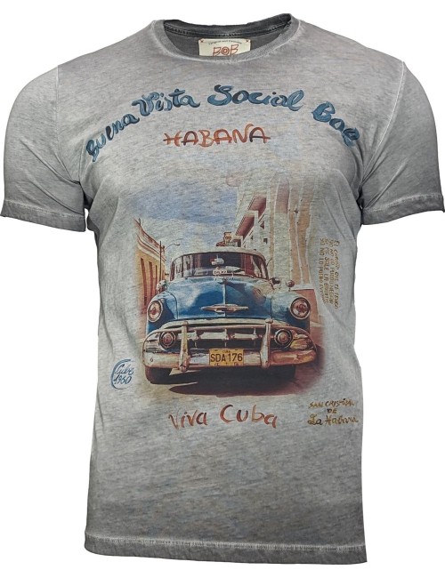 BoB camiseta gris hand sprayed Chevrolet | Ego Madrid