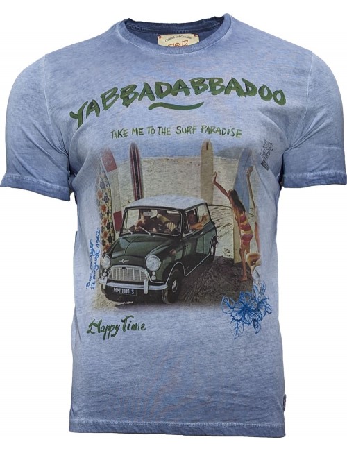 Bob Camiseta manga corta azul paradise | Ego Madrid