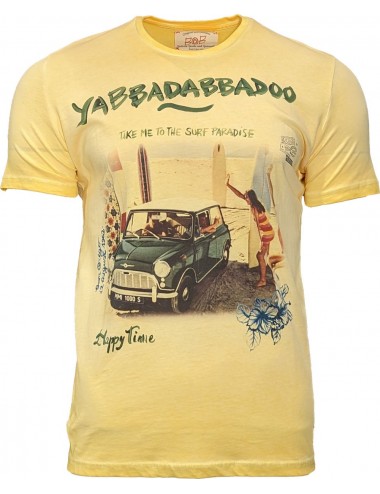 Bob Camiseta manga corta amarillo paradise | Ego Madrid