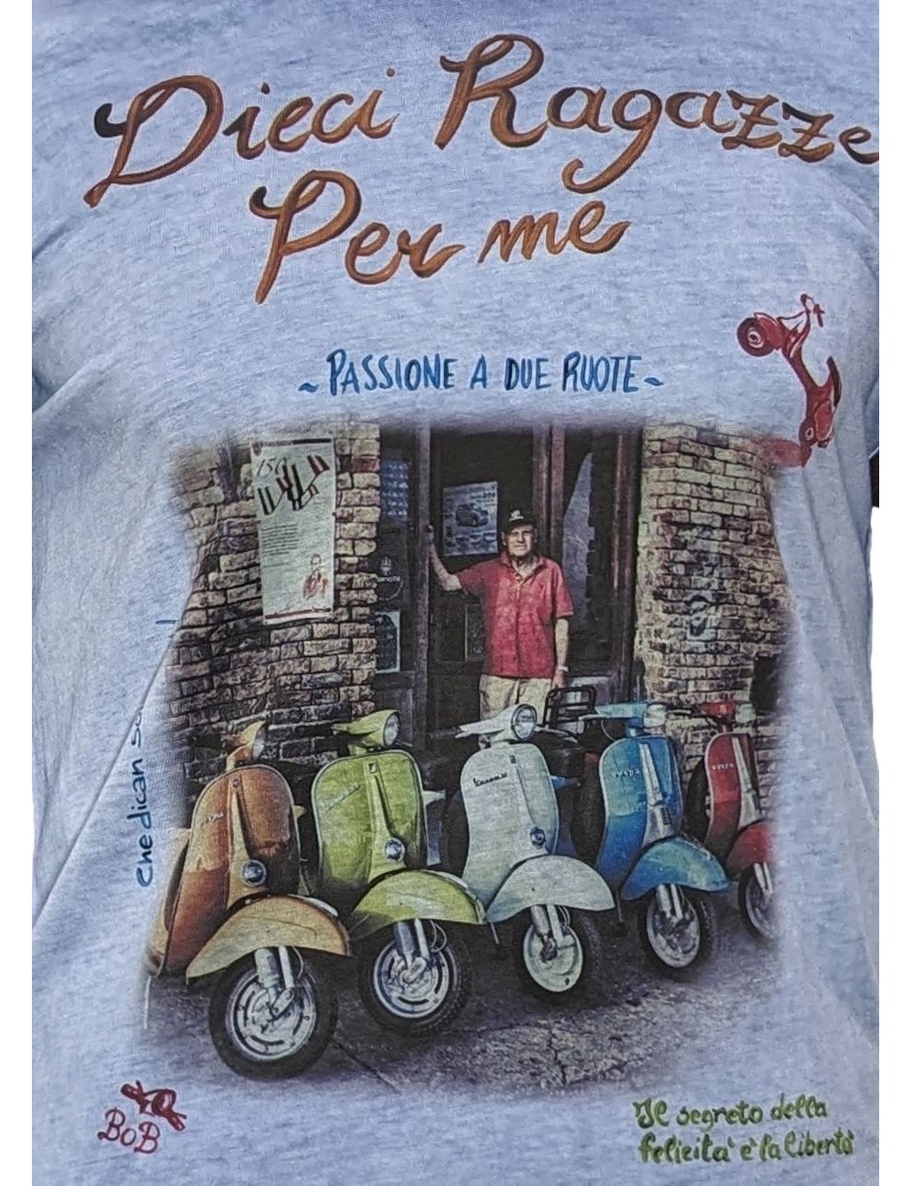 Bob Camiseta manga corta azul diez chicos | Ego Madrid
