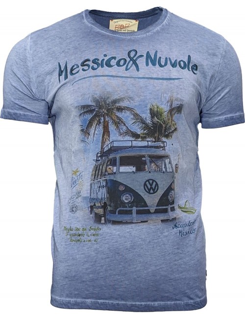 Bob Camiseta manga corta azul  Volkswagen Kombi | Ego Madrid