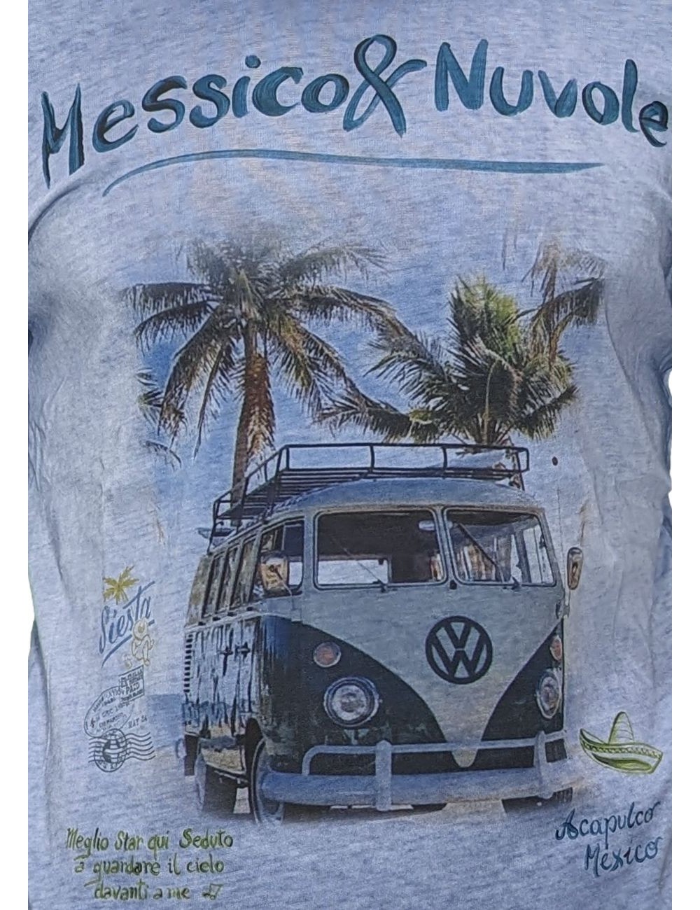 Bob Camiseta manga corta azul  Volkswagen Kombi | Ego Madrid