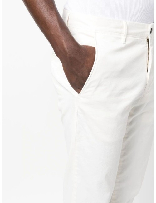 Incotex pantalón gabardina elástica blanco | Almirante Seis Madrid