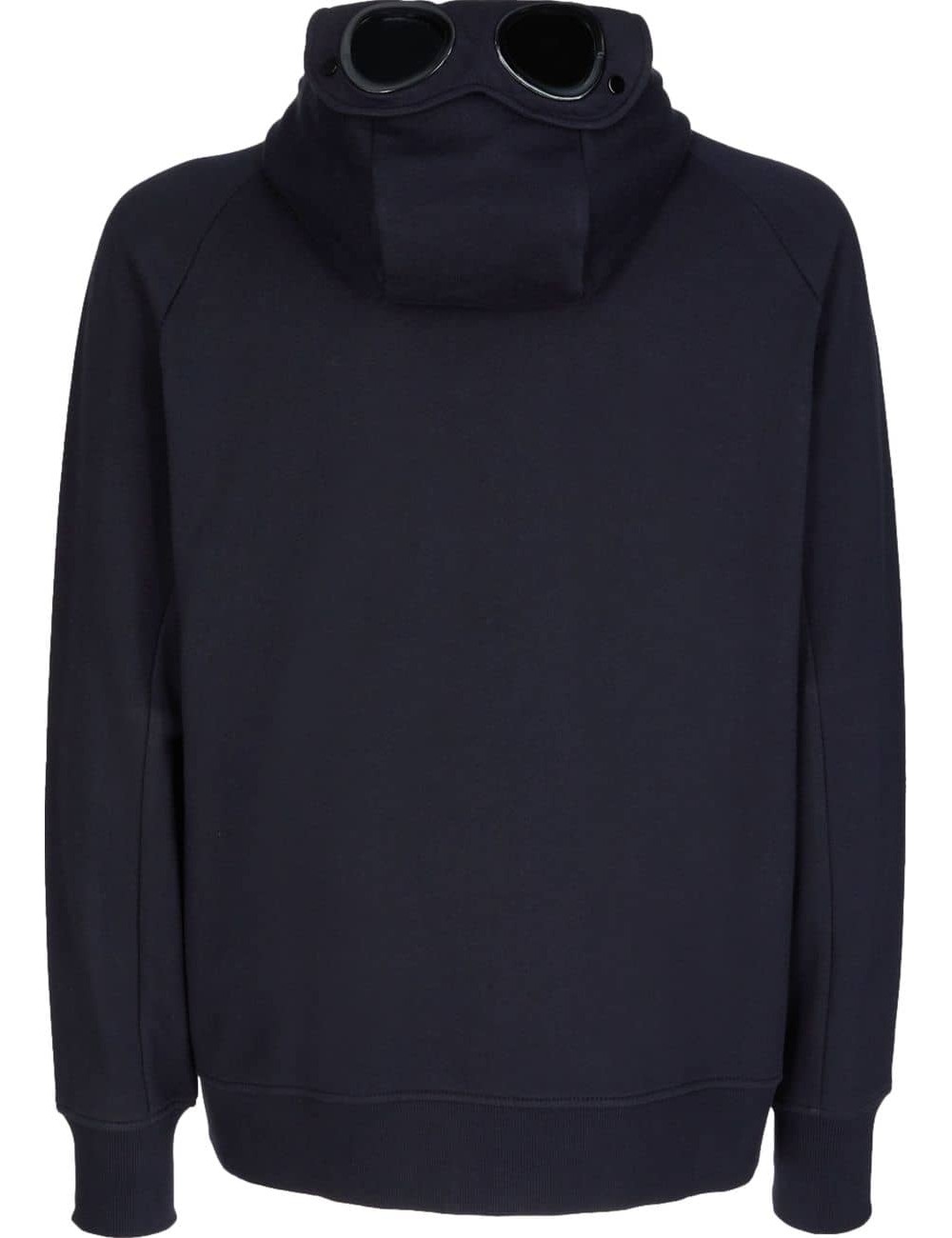Sudadera CP Company azul  Google Hood diagonal raised | Ego Madrid oficial store