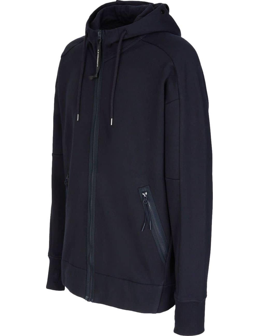 Sudadera CP Company azul  Google Hood diagonal raised | Ego Madrid oficial store