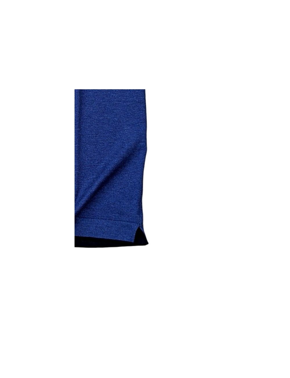 Jersey muy fino en punto azul manga corta de Ferrante | Ego Madrid