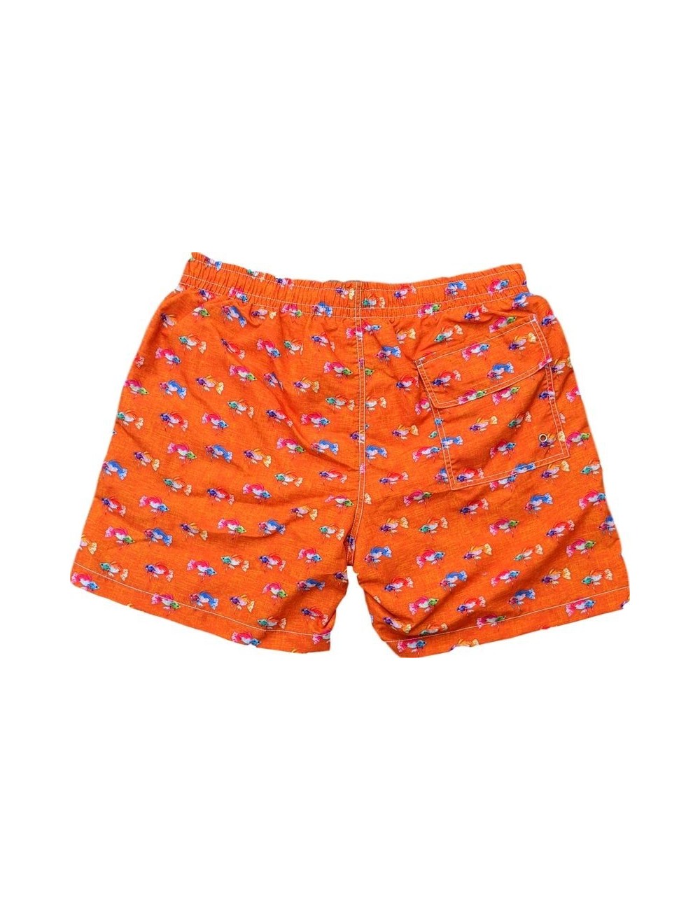 Bañador estampado  hombre de secado rápido siam fighter naranja