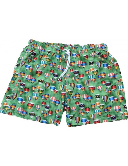 Bañador estampado  hombre de secado rápido ballons multicolor verde
