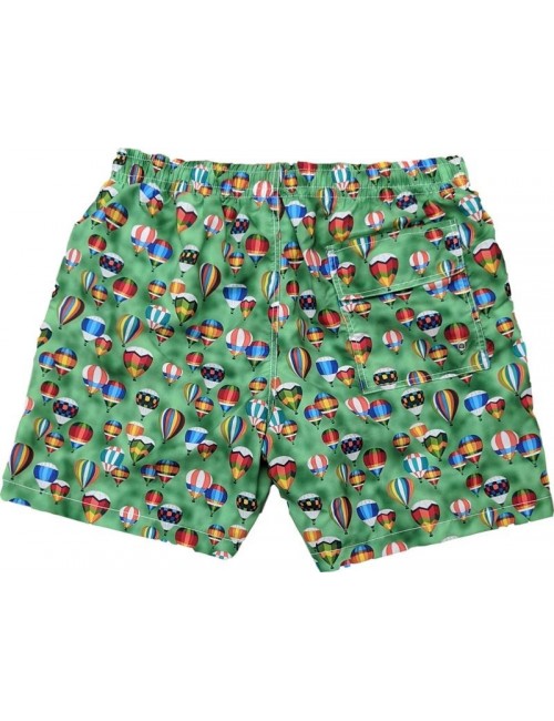 Bañador estampado  hombre de secado rápido ballons multicolor verde