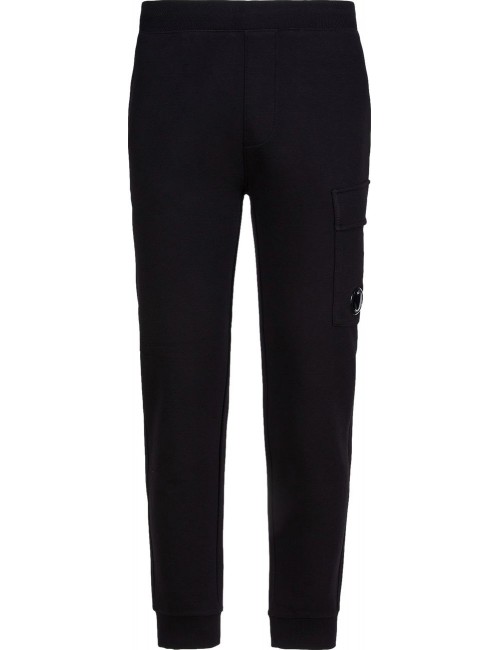 CP COMPANY Diagonal Raised Fleece Sweatpants negro | Ego Madrid