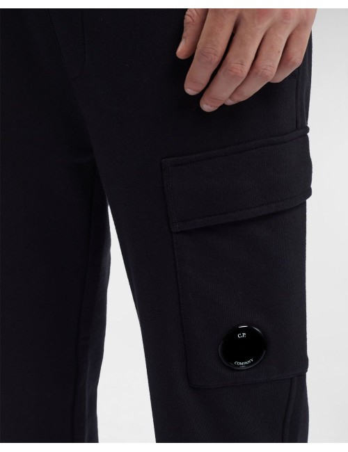 CP COMPANY Diagonal Raised Fleece Sweatpants negro | Ego Madrid