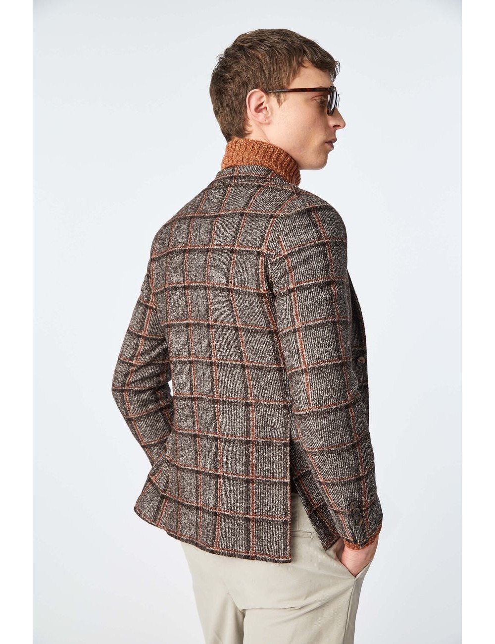 L.B.M.  Americana cuadros fabricación jersey | Almirante Seis Madrid