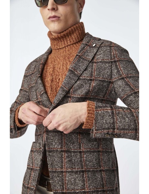 L.B.M.  Americana cuadros fabricación jersey | Almirante Seis Madrid