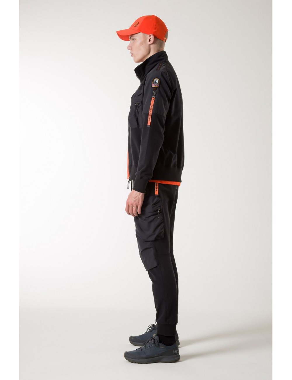Sudadera cremallera Donald negro  Parajumpers | Ego Madrid