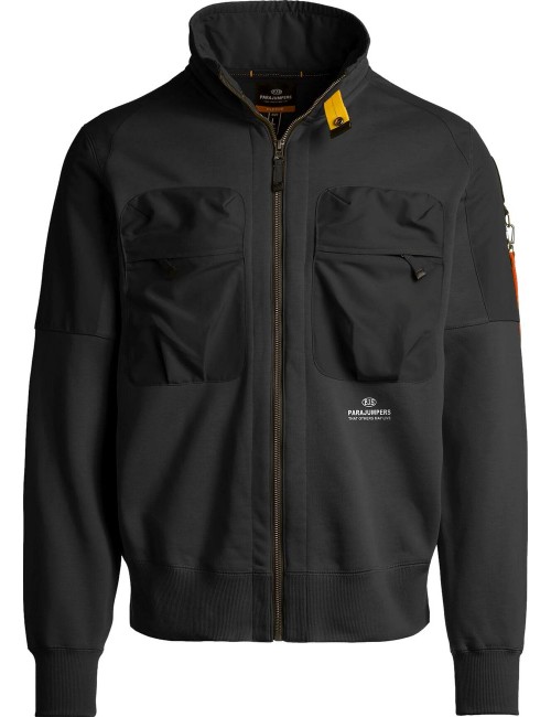 Sudadera cremallera Donald negro  Parajumpers | Ego Madrid