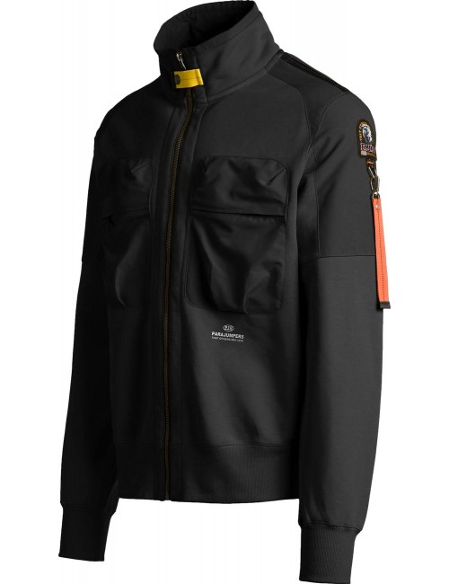 Sudadera cremallera Donald negro  Parajumpers | Ego Madrid