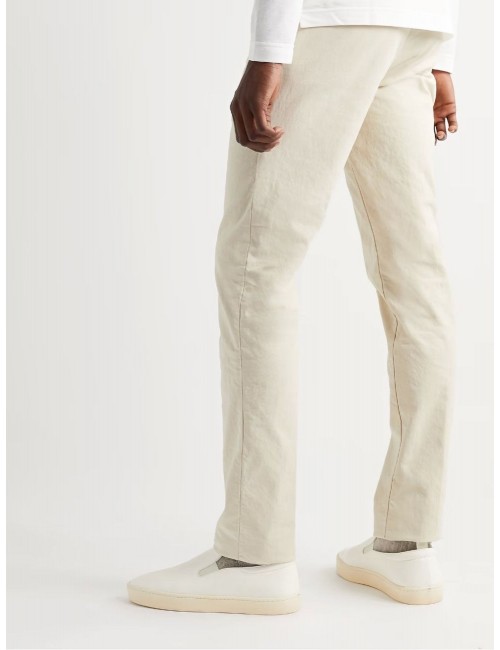 Pantalón blanco roto Incotex Slacks en Madrid | Almirante Seis