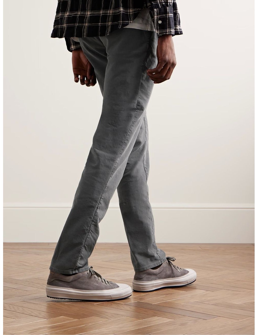 Pantalón tricochino Incotex Slacks gris | Almirante Seis Madrid