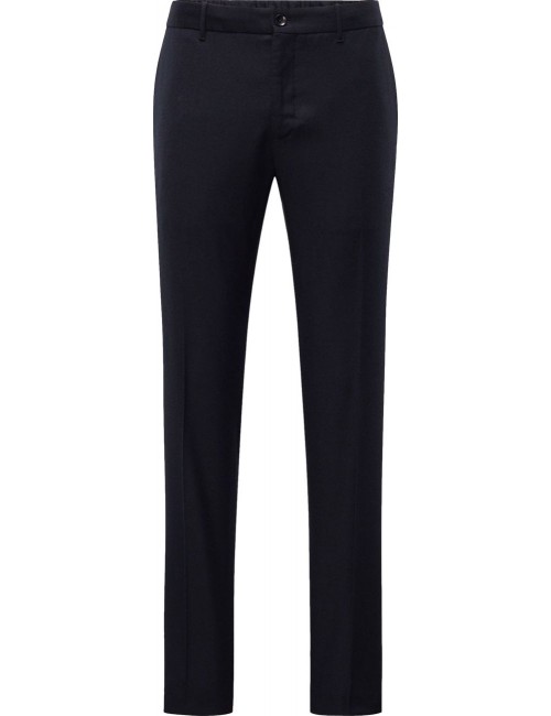 Incotex pantalón azul ajustable lana con cordón | Almirante Seis Madrid
