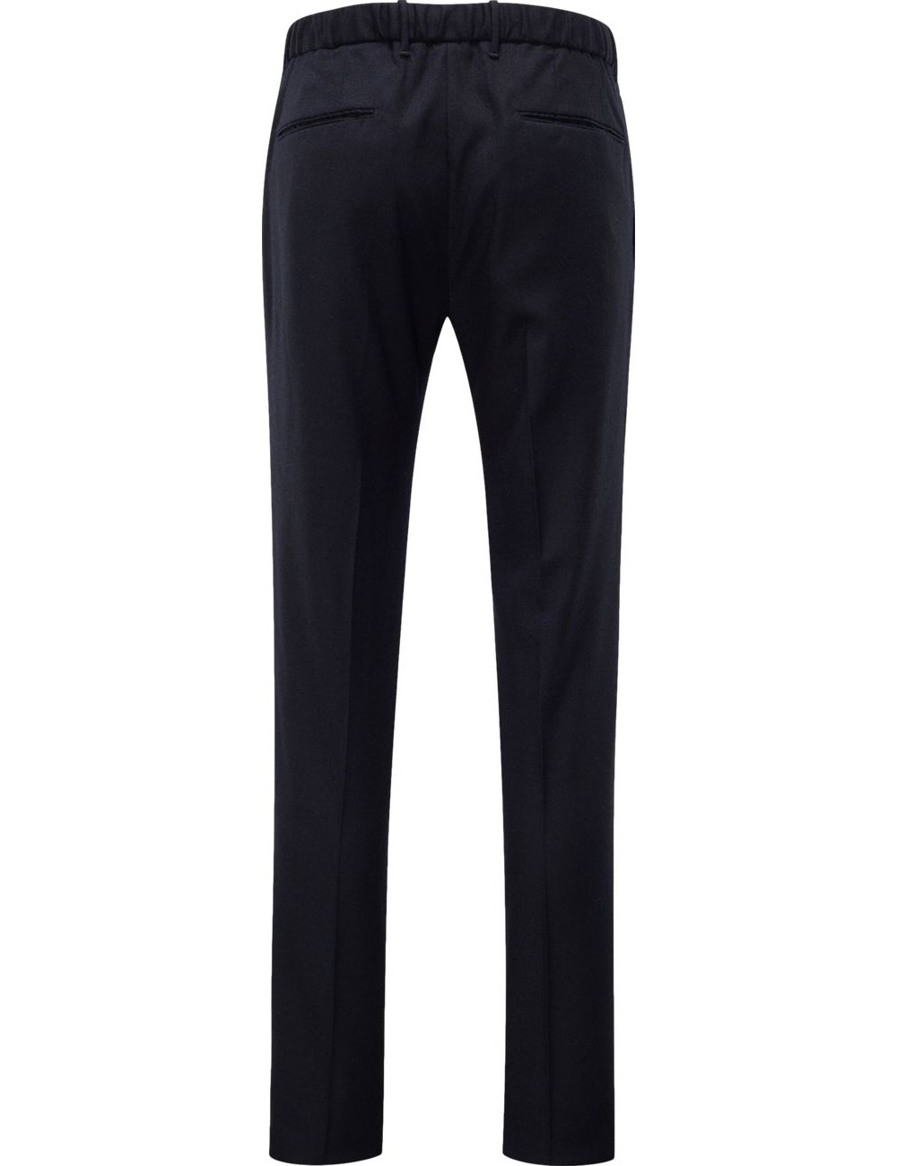 Incotex pantalón azul ajustable lana con cordón | Almirante Seis Madrid