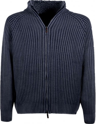 FLY3 cardigan Reversible Tamata azul/ azul marino