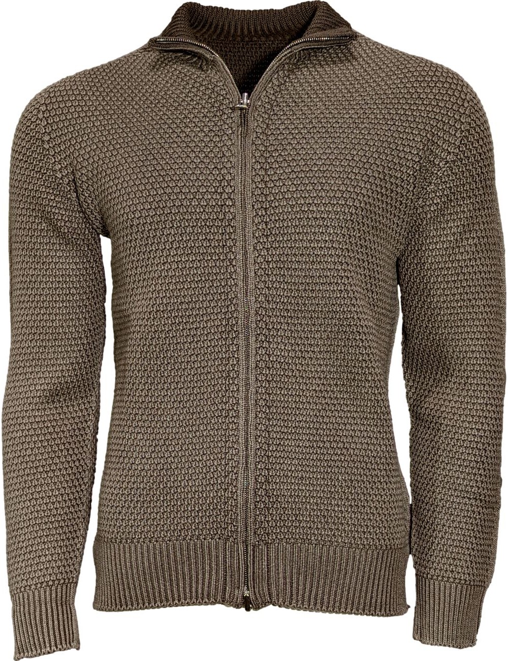FLY3 cardigan reversible Riso marrón | Almirante Seis Madrid