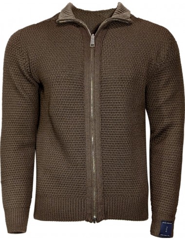 FLY3 cardigan reversible Riso marrón | Almirante Seis Madrid 2