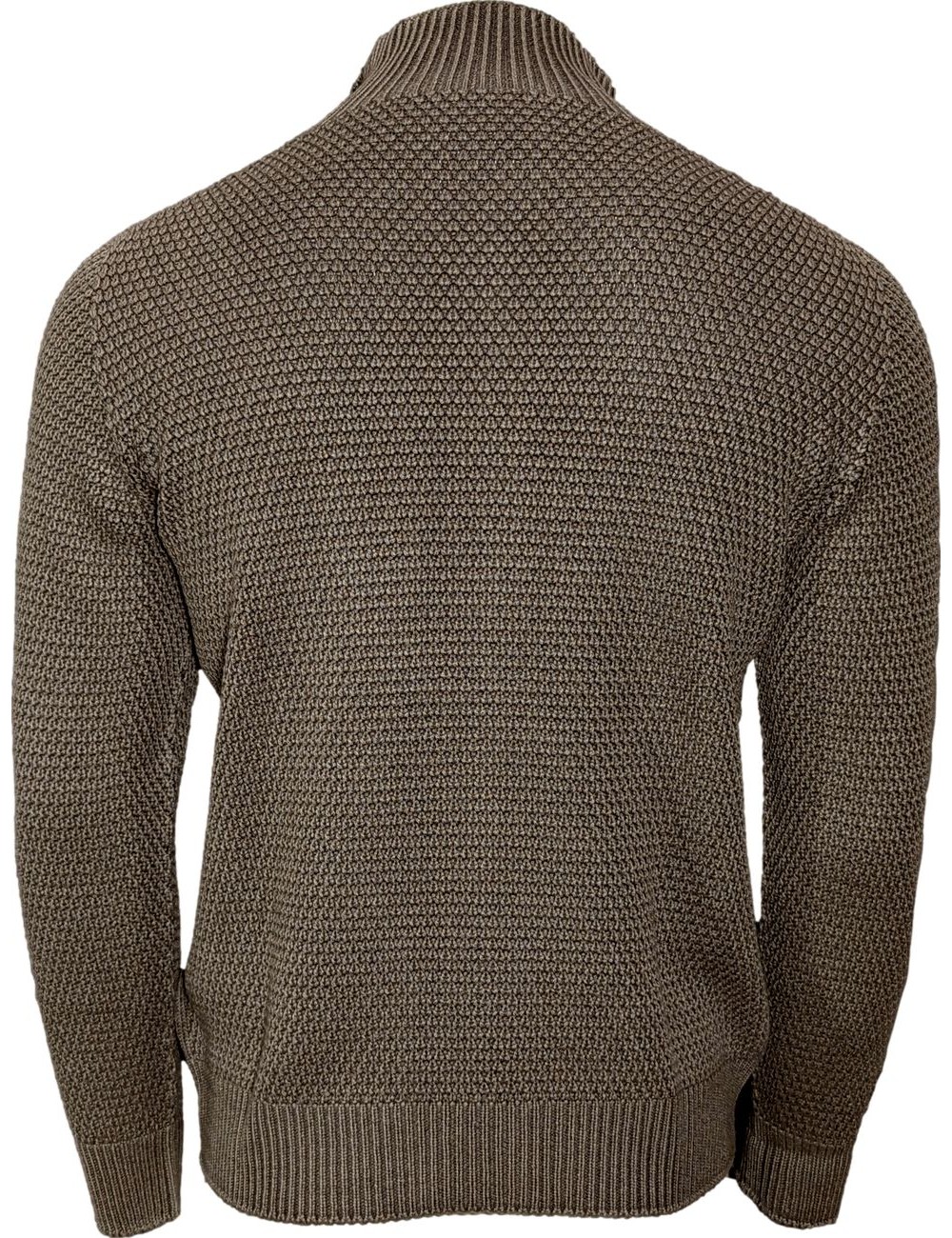 FLY3 cardigan reversible Riso marrón | Almirante Seis Madrid
