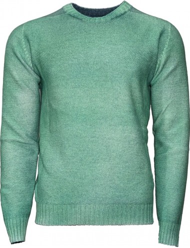 AROVESCIO jersey reversible Brushed Colour  verde | Ego Madrid 2