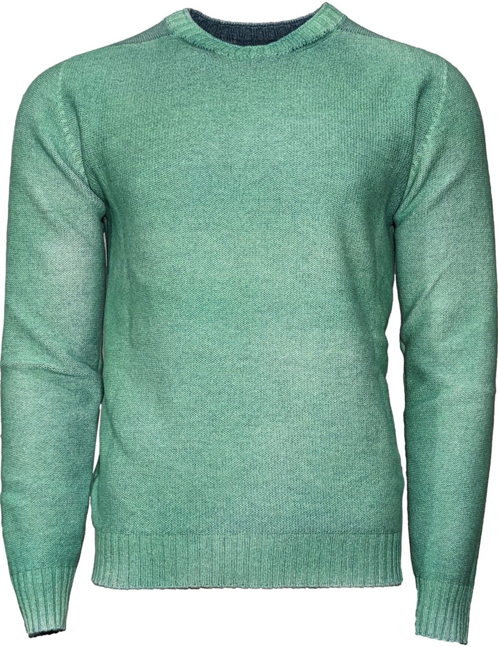 AROVESCIO jersey reversible Brushed Colour  verde | Ego Madrid