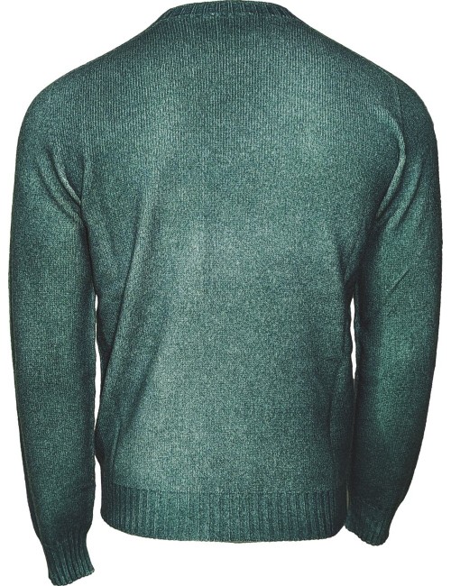 AROVESCIO jersey reversible Brushed Colour  verde | Ego Madrid
