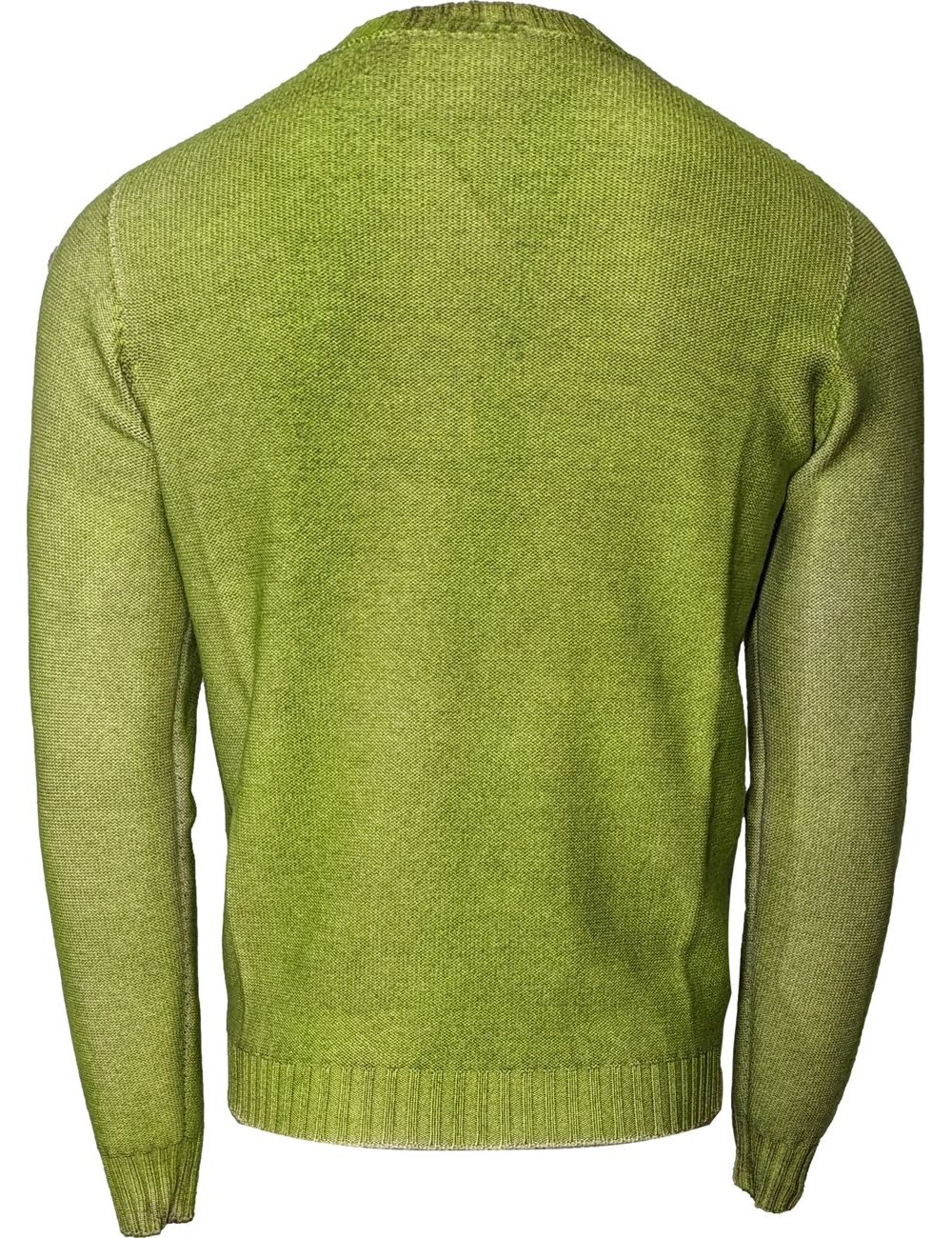 AROVESCIO jersey lana reversible Brushed Colour  marron-lima | Ego Madrid