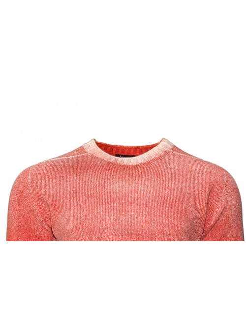 AROVESCIO jersey lana reversible Brushed Colour  coral | Ego Madrid