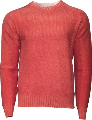 AROVESCIO jersey lana reversible Brushed Colour  coral | Ego Madrid 2