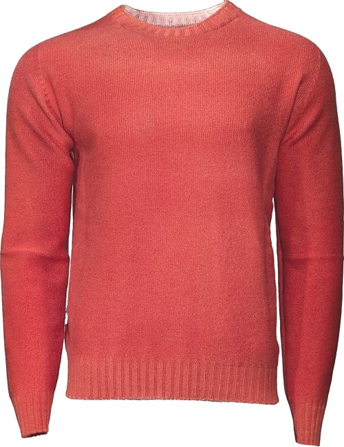 AROVESCIO jersey lana reversible Brushed Colour  coral | Ego Madrid