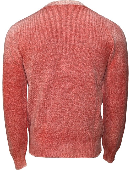 AROVESCIO jersey lana reversible Brushed Colour  coral | Ego Madrid
