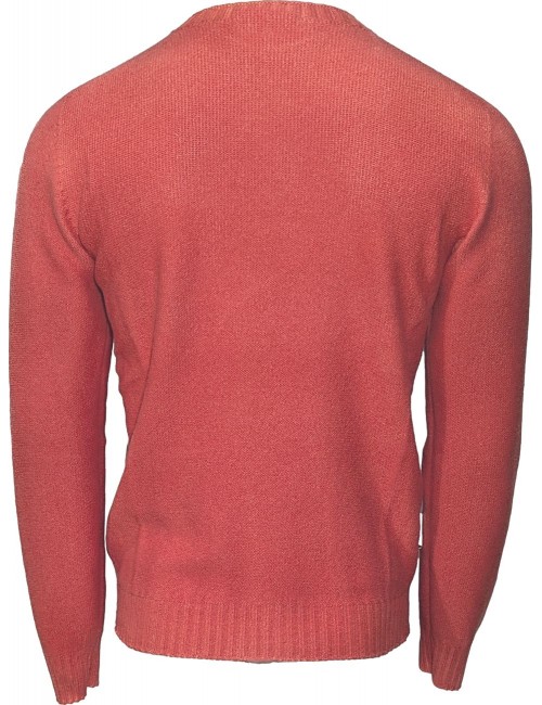 AROVESCIO jersey lana reversible Brushed Colour  coral | Ego Madrid