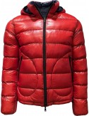 HERNO cazadora 7Den reversible capucha desmontable tejido rip stop rojo/azul