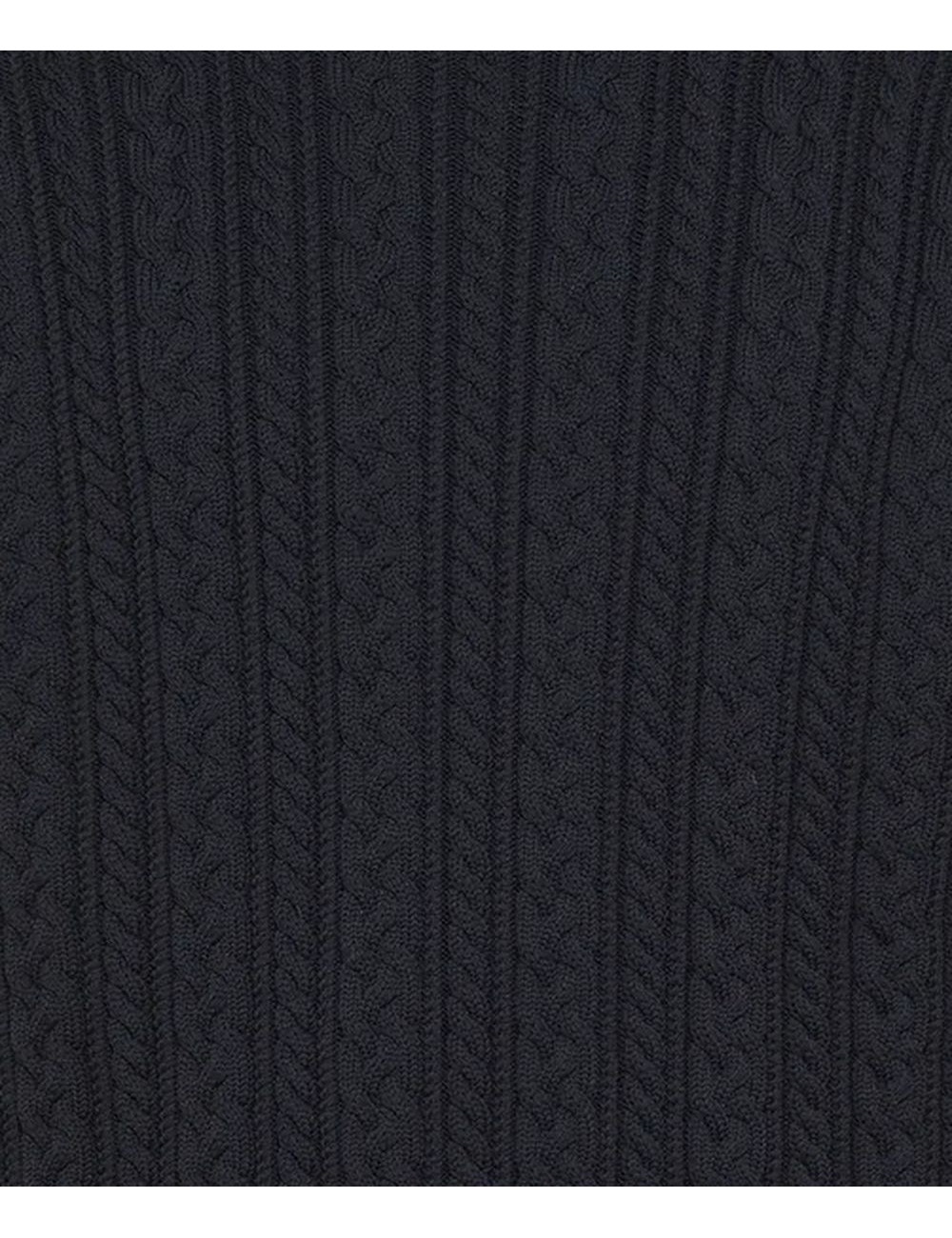RRD Jersey punto ochos cuello vuelto negro | Ego Madrid
