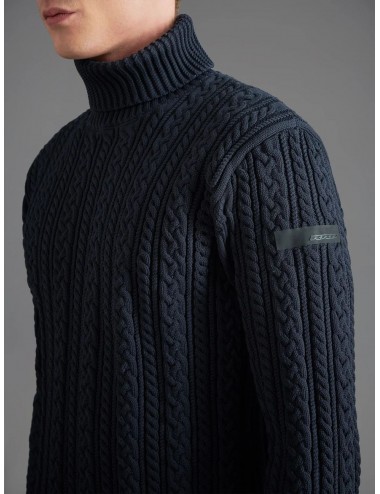 RRD Jersey punto ochos cuello vuelto negro | Ego Madrid 2