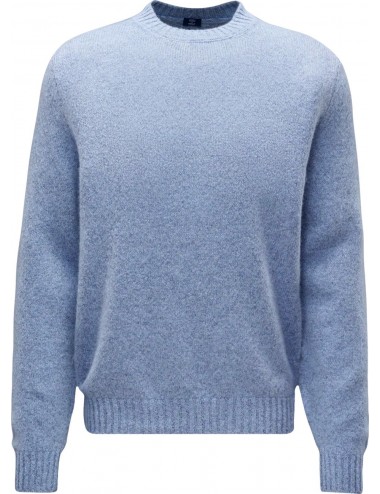 Fedeli jersey cashmere cuello redondo azul | Almirante Seis Madrid