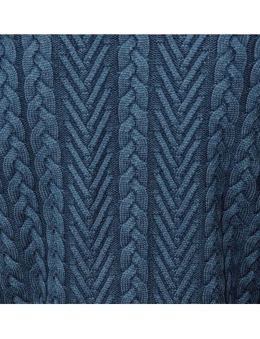 Jersey cuello redondo ochos garment dyed azul marino 2