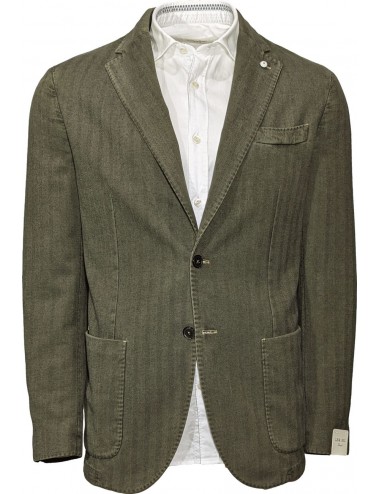 LBM americana espiga verde tacto cashmere| Almirante Seis Madrid