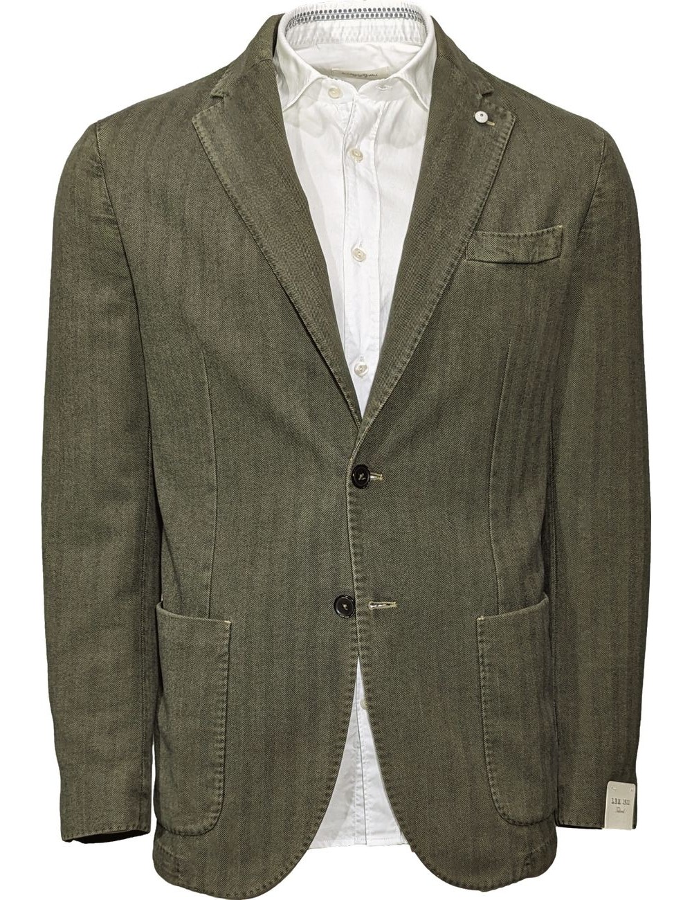 LBM americana espiga verde tacto cashmere| Almirante Seis Madrid